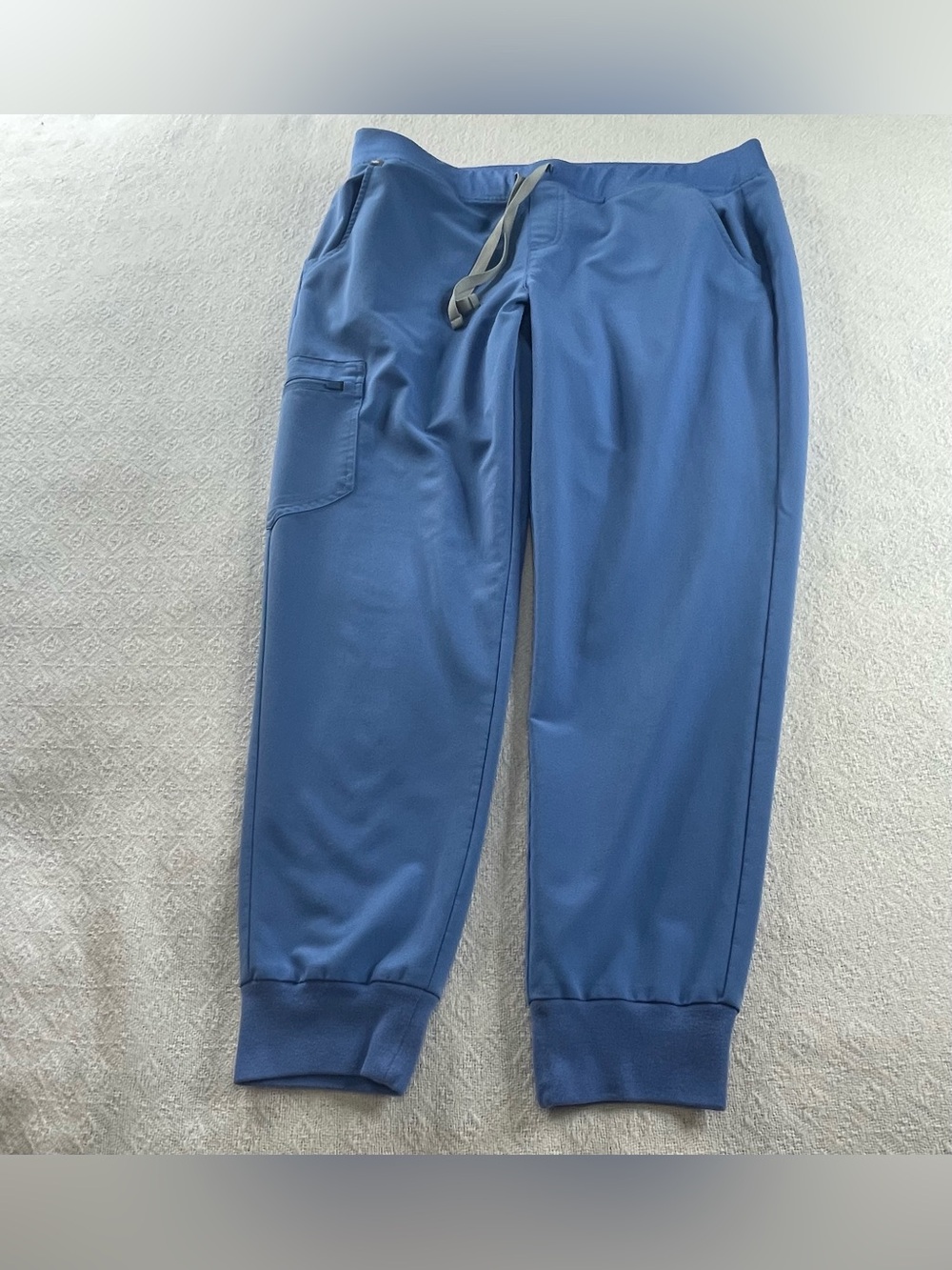 Figs  Slate Blue Jogger Pants with Utility Pocket Size XL Medical Staff